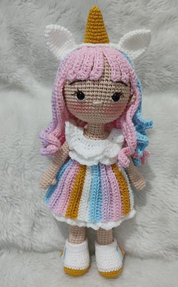 Boneca Sofia Amigurumi