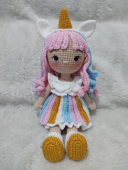 Boneca Sofia Amigurumi