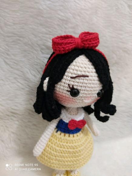 Branca de neve Amigurumi