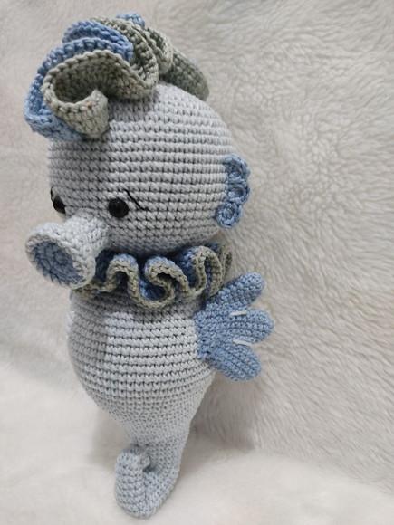 Cavalo Marinho Mackenzie Amigurumi
