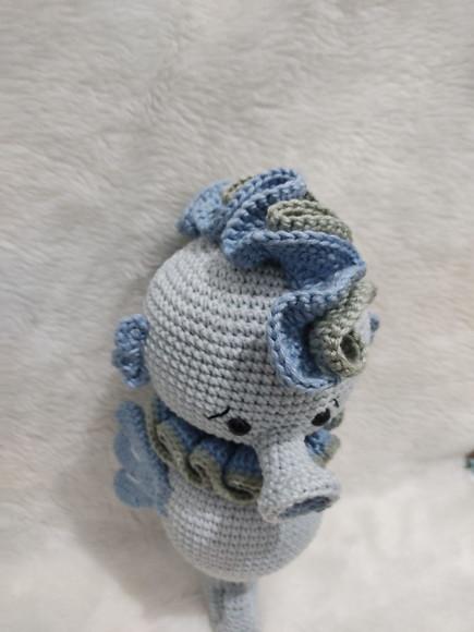 Cavalo Marinho Mackenzie Amigurumi