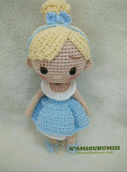 Cinderela Amigurumi