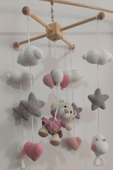 Móbile Ursa Amigurumi