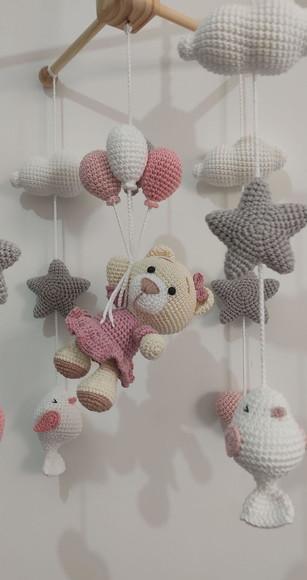 Móbile Ursa Amigurumi