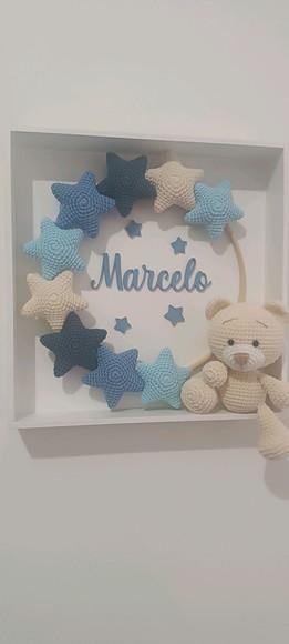 Porta Maternidade Estrelas Urso
