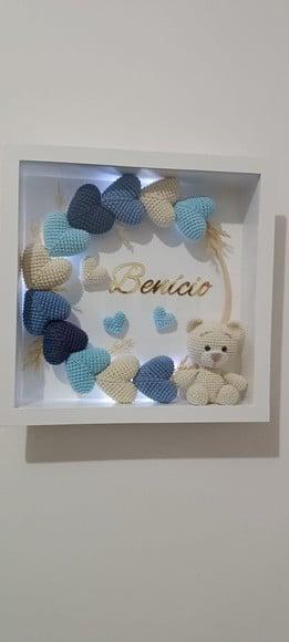 Porta Maternidade Urso Vidro