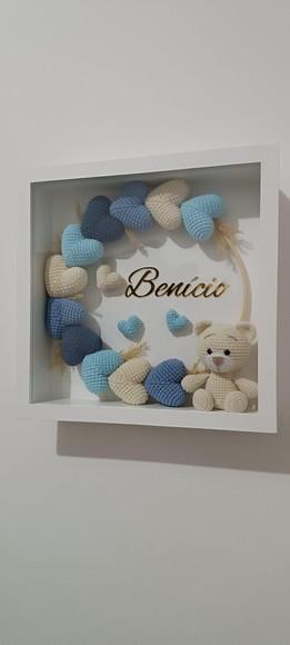 Porta Maternidade Urso Vidro