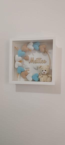 Porta Maternidade Urso Vidro