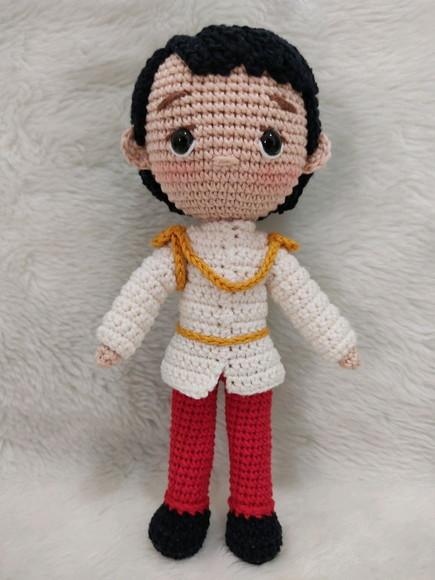 Príncipe Encantado Amigurumi (Cinderela)