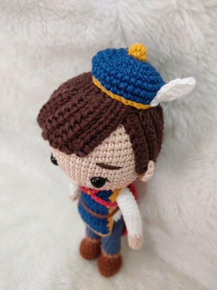 Príncipe Florian Amigurumi (Branca de Neve)