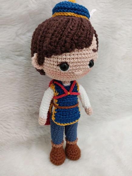Príncipe Florian Amigurumi (Branca de Neve)
