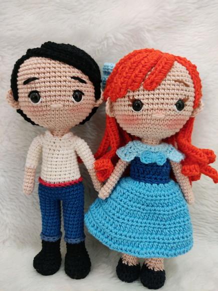 Príncipe Eric Amigurumi (ariel)