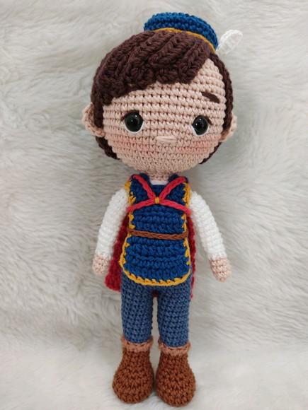 Príncipe Florian Amigurumi (Branca de Neve)