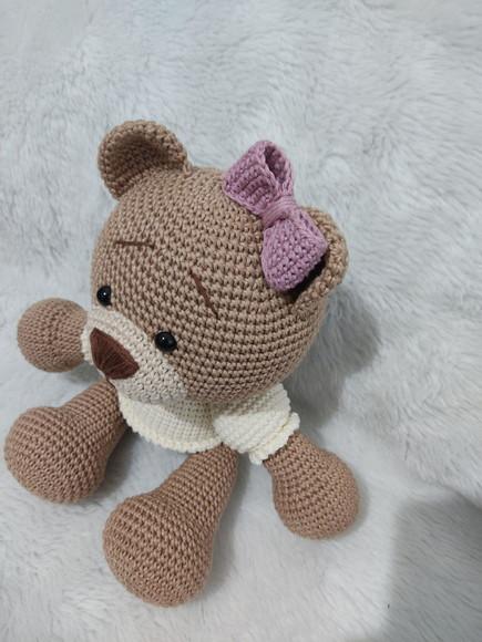 Ursa Bordada Amigurumi