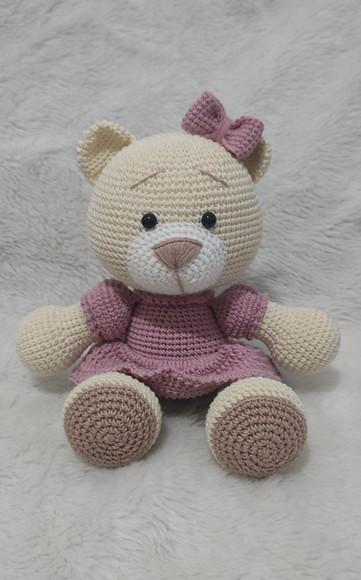 Ursa Vestido Amigurumi