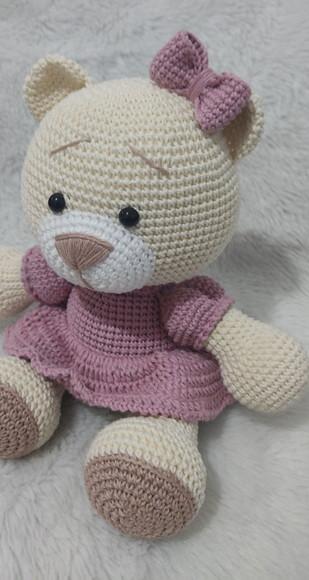 Ursa Vestido Amigurumi