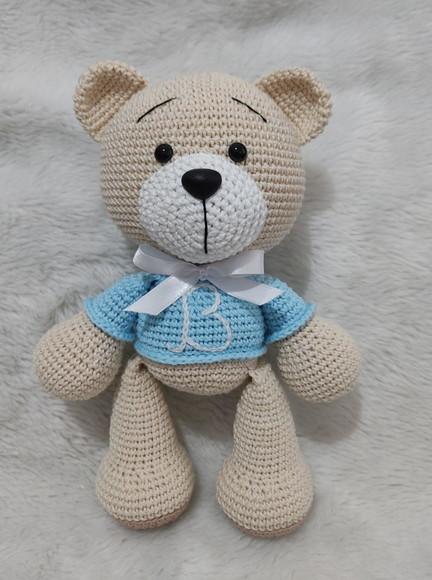 Urso Bordado Amigurumi