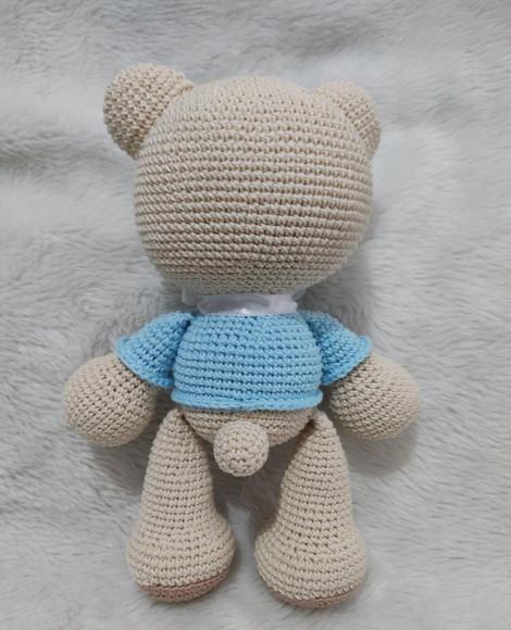Urso Bordado Amigurumi