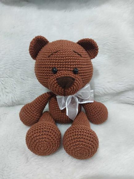 Urso Laço Amigurumi