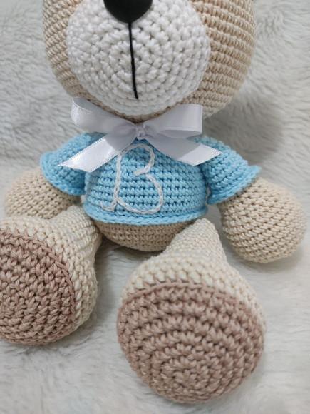 Urso Bordado Amigurumi