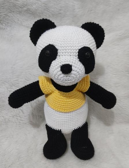 Urso Panda Amigurumi