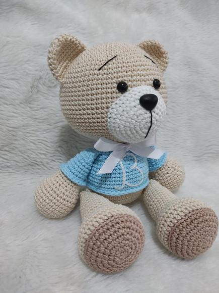Urso Bordado Amigurumi
