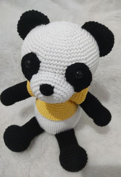 Urso Panda Amigurumi