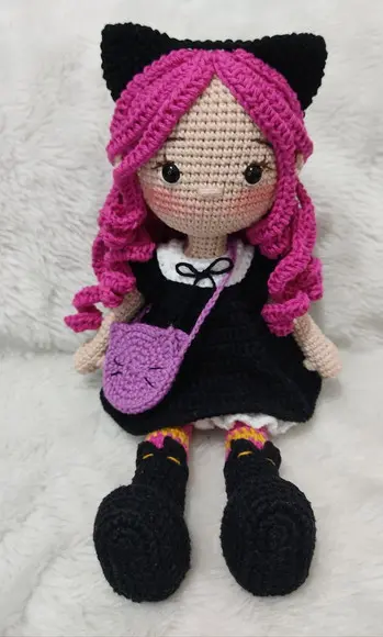 Boneca Kat Amigurumi