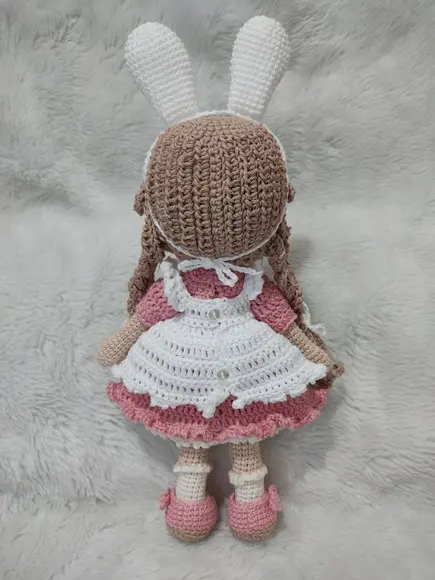 Boneca Rosie Amigurumi