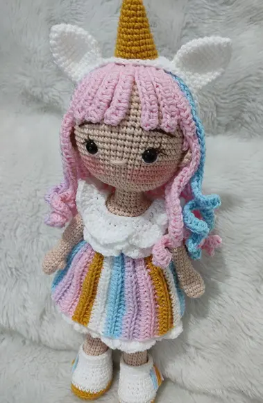Boneca Sofia Amigurumi