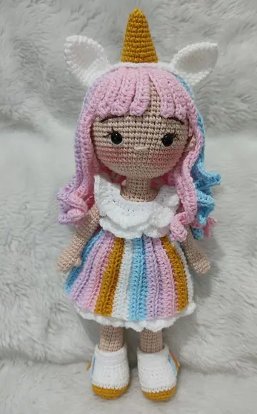 Boneca Sofia Amigurumi