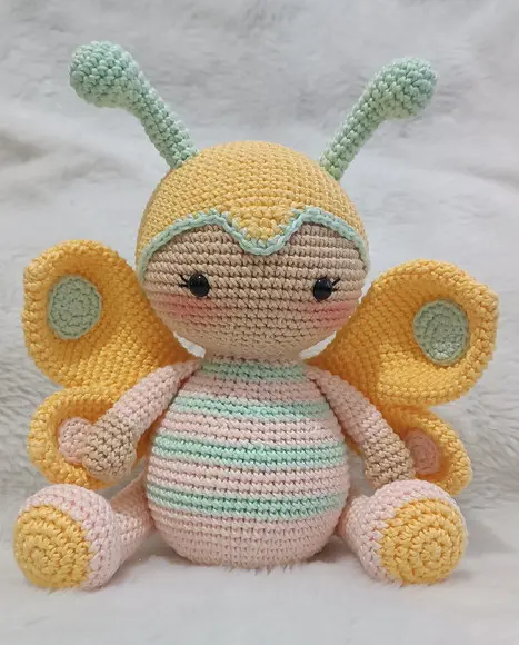 Borboleta Amigurumi