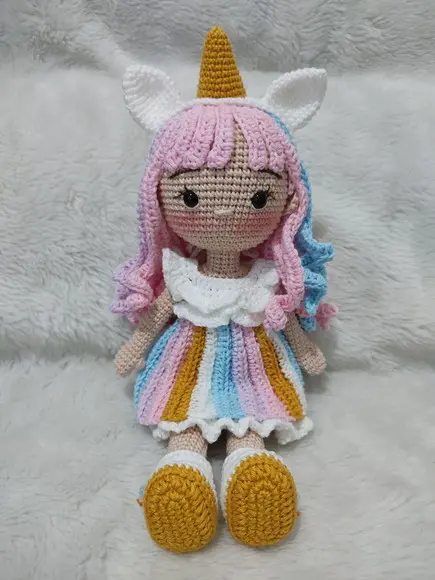 Boneca Sofia Amigurumi