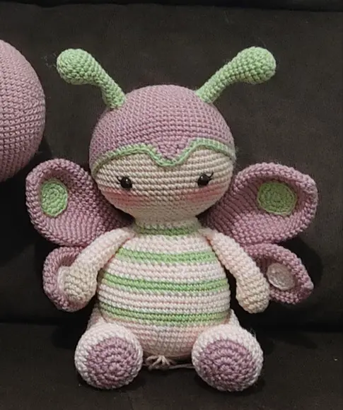 Borboleta Amigurumi