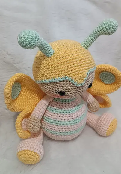 Borboleta Amigurumi