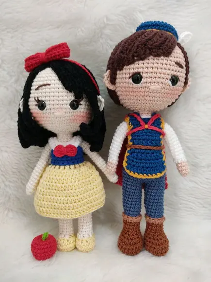 Branca de neve Amigurumi