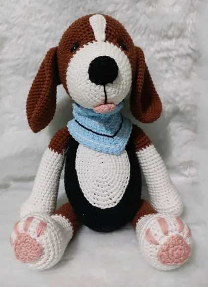 Cachorro Beagle Amigurumi
