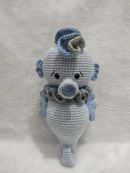 Cavalo Marinho Mackenzie Amigurumi