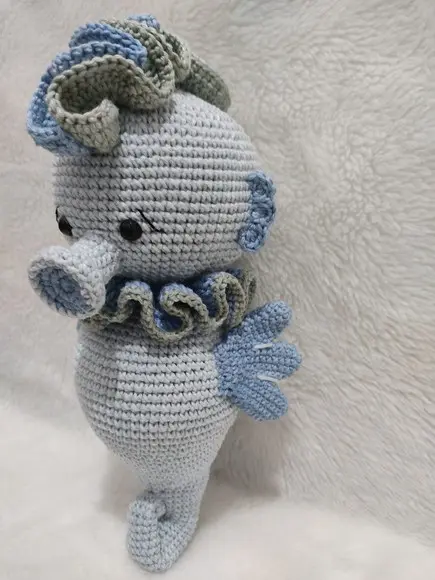 Cavalo Marinho Mackenzie Amigurumi