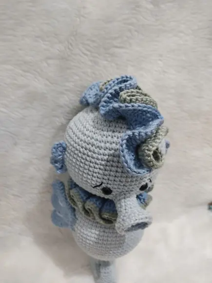 Cavalo Marinho Mackenzie Amigurumi