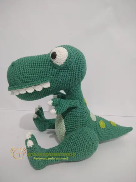 Dinossauro Amigurumi