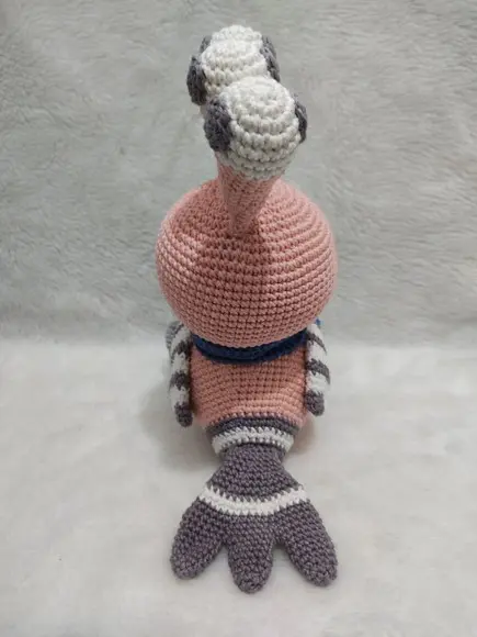 Pássaro Poupa Harry Amigurumi