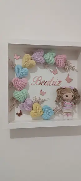 Porta Maternidade Boneca Vidro