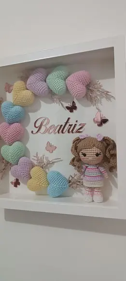 Porta Maternidade Boneca Vidro