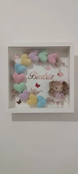 Porta Maternidade Boneca Vidro
