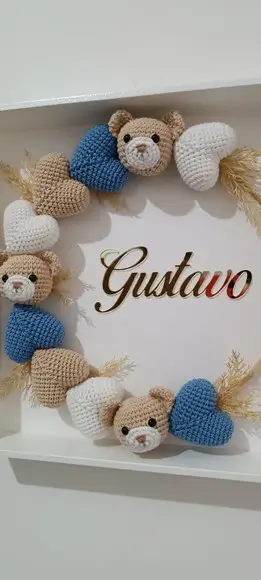 Porta Maternidade Cabeça Urso