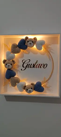 Porta Maternidade Cabeça Urso