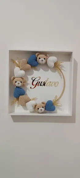 Porta Maternidade Cabeça Urso