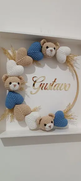 Porta Maternidade Cabeça Urso