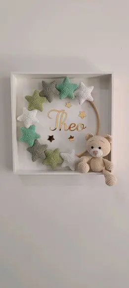 Porta Maternidade Estrelas Urso